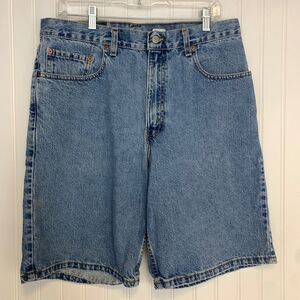 Levi's 560 Mens Loose Fit Denim Shorts Vintage 90's Made in USA Waist 34
